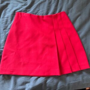 Alice + Olivia Red mini skirt